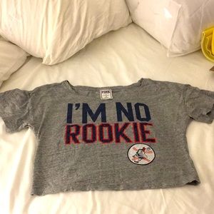Cleveland Indians baseball by VS PINK crop top